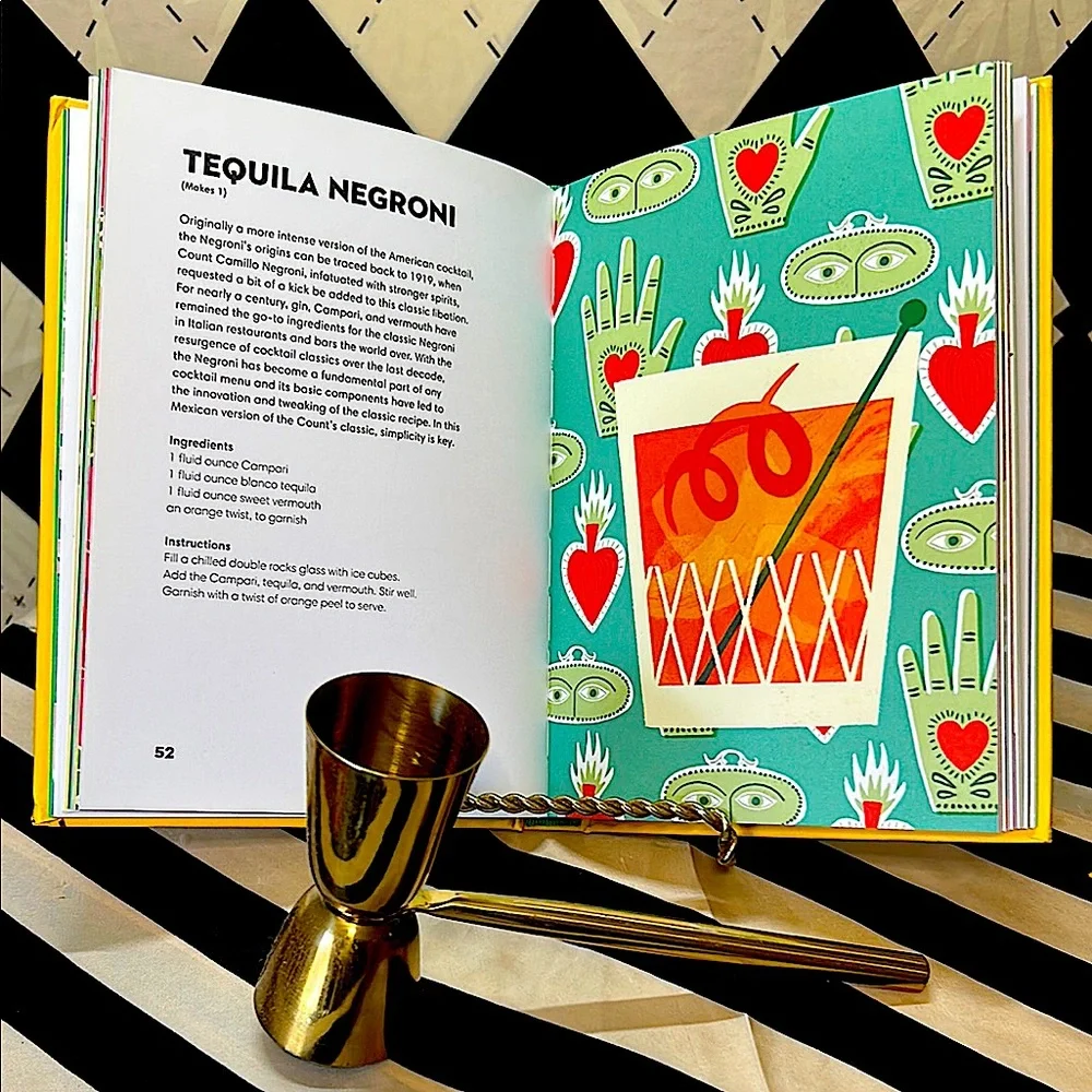 “Tequila Made Me Do It” Cocktail Book | Recipes + Bar Cart Decor - Picture 3 of 8